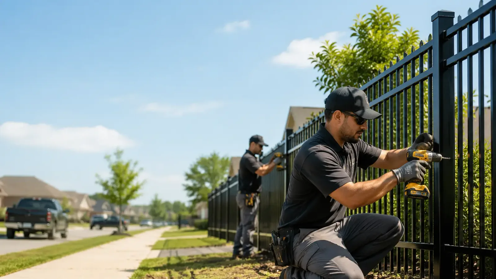 Metal Fence Installation in Longview, IL